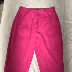 Boohoo Pink Dress Pants